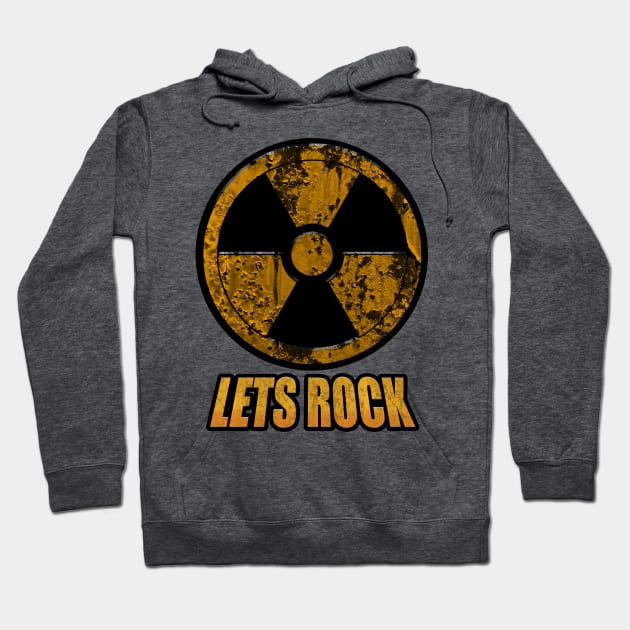 Lets Rock Hoodie by NateArtDesign